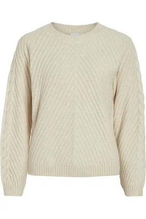 VILA Vierin ls o-neck cable knit top