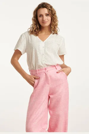 Smashed Lemon 25147 te brie anglaise blouse |