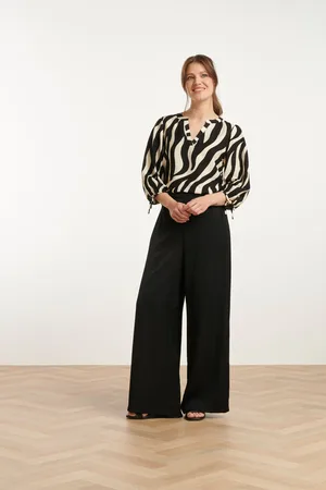 Smashed Lemon 25141 e rayon satin broek |