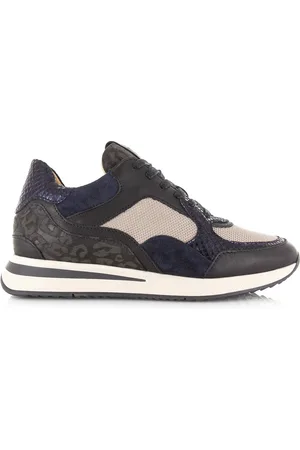 VIA VAI Nora sooth | kenia combi blue lage sneakers dames