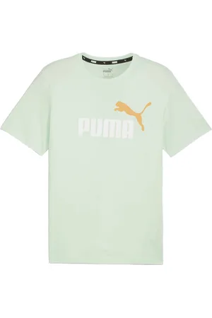 PUMA Heren essentials+ logo tweekleurig t-shirt