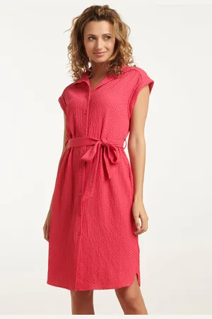 Smashed Lemon 25118 crinkle shirtjurk in
