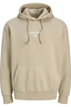 JACK & JONES Jprbluaxton sweat hood zand