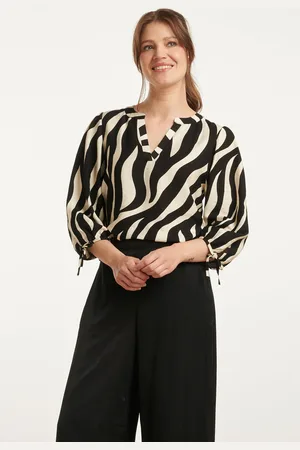 Smashed Lemon 25076 e zebra print top |