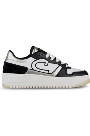 Cruyff Campo low lux black/gold lage sneakers dames