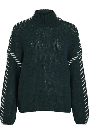 VILA Vichoca new ls knit pullover donker