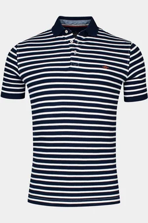 Baileys Polo korte mouw poloshirt pique, yd stripes 415293/69