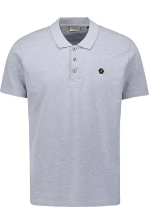 No Excess Polo melange licht