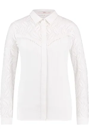 ONLY Onlcaro ls linen bl emb shirt cc p off-white