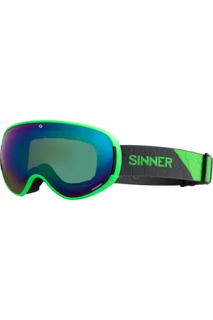 Sinner Nauders neon grn-grn mr+or sintec skibril limoen-zwart