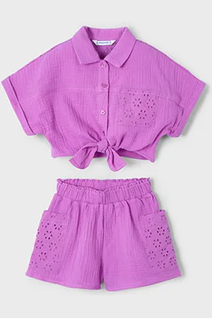 Mayoral Zomer top + short meisjes orchidee