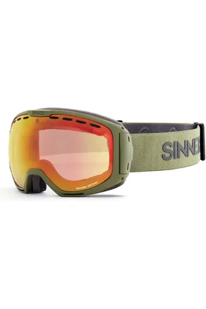 Sinner Mohawk+mt mos grn-dl or sintrast v skibril limoen-zwart