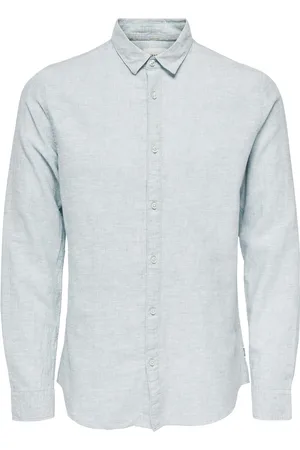 Only & Sons Onscaiden life ls solid linen shirt