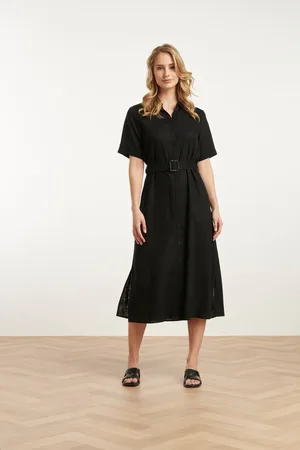 Smashed Lemon 25150 e linnen shirtjurk |
