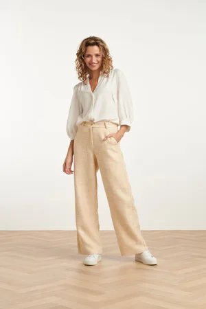 Smashed Lemon 25114 tweed zomerbroek |