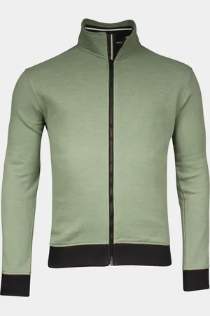 Baileys Vest sweat cardigan zip 2-tone ox 512258/74