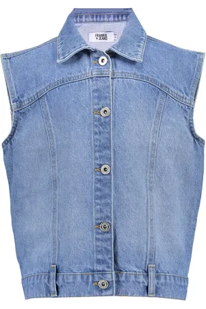 Frankie & Liberty Zomer bodywarmer meisjes jeans rimona