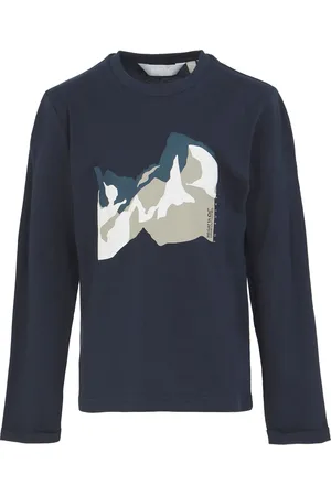 Regatta Kinderen/kinderen wenbie iii mountain t-shirt met lange mouwen