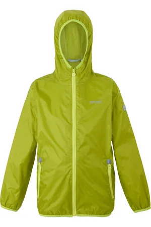 Regatta Groot buitenshuis kinderen/kinderen lever ii packaway rain jacket