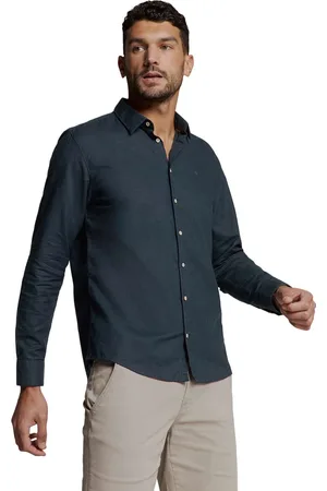 No Excess Shirt solid with linen night