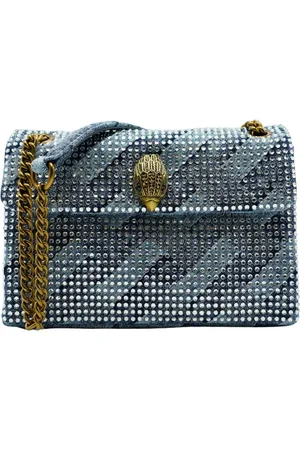 Kurt Geiger Kensington denim handtas