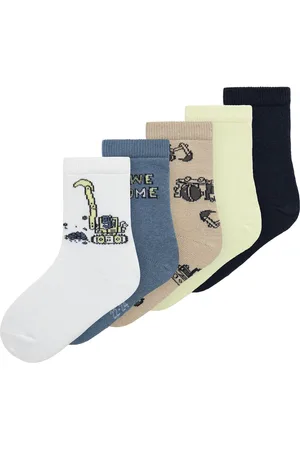 NAME IT Jongens sokken nmmvagn print/effen 5-pack color