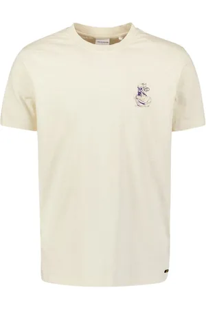 No Excess 27350309 t-shirt crewneck slub placed prints