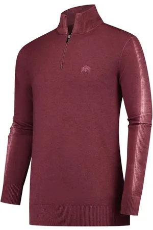 Circle of Gentlemen Angelo 100% merino pullover met rits