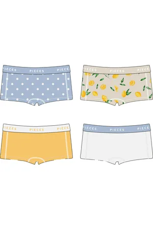Pieces® Pclogo lady 4 pack bc