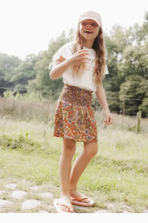 LOOXS Revolution Zomer rokje retro vibes voor meisjes in de kleur