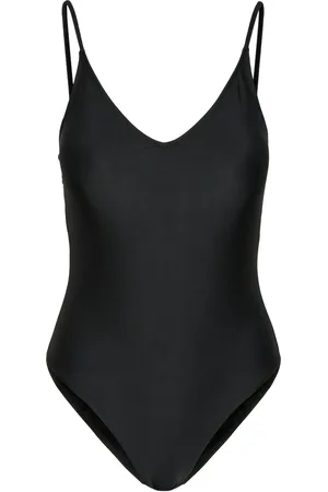 Pieces® Dames badpak pcbaomi ronde hals effen