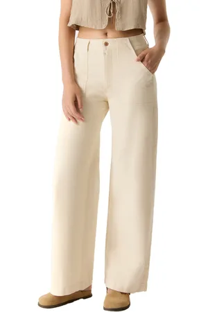 Cup of Joe High waist wide leg sand