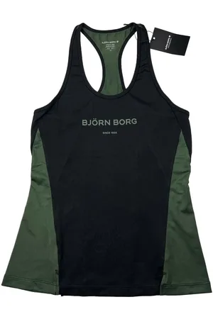 Björn Borg Olita dames tanktop – sporttop zwart/ – ademend & elastisch