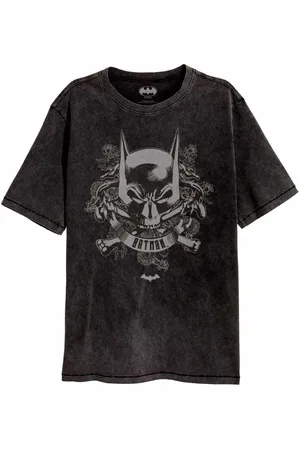 Batman Unisex t-shirt volwassenen acid wash