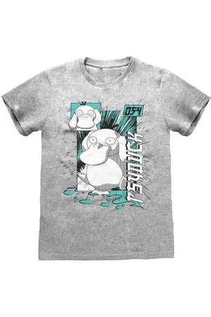 Pokemon Unisex volwassenen psyduck vierkant t-shirt