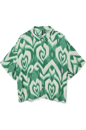 VERO MODA Vmmenny ss shirt wvn ga dessin