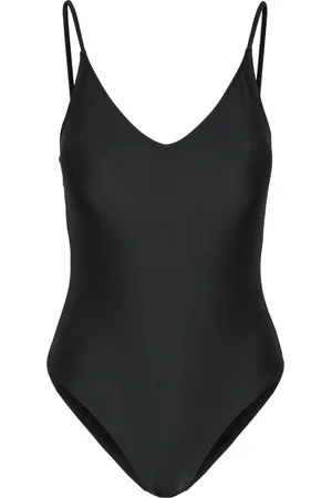 Pieces® Dames badpak pcbaomi ronde hals effen