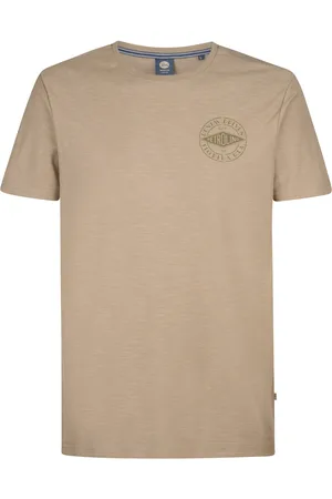 Petrol Industries Men t-shirt ss m-1050-tsr615 7129 dark sand