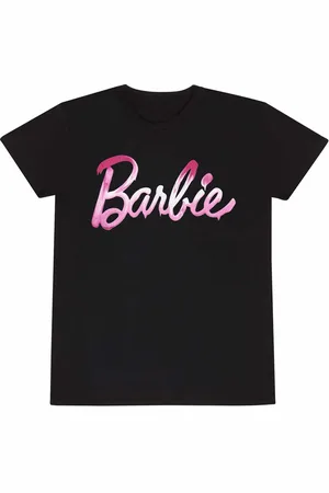 Barbie Unisex volwassene gesmolten logo t-shirt