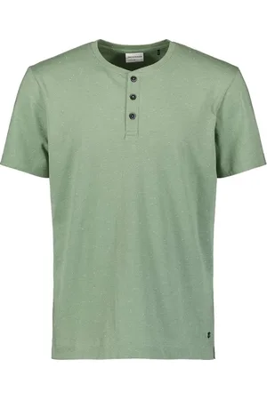 No Excess T-shirt granddad with neps green