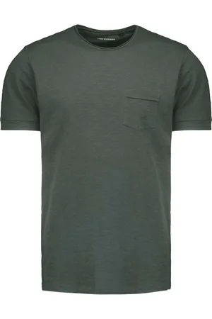 No Excess T-shirt crewneck solid basic dark steel
