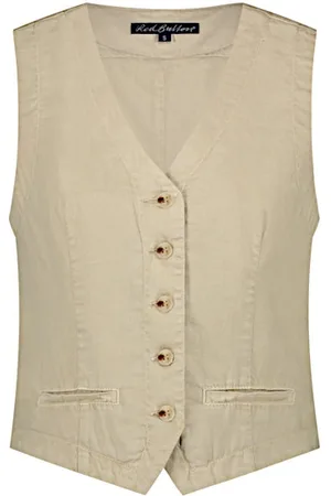 Red Button Gilet srb4506 waistcoat pebble