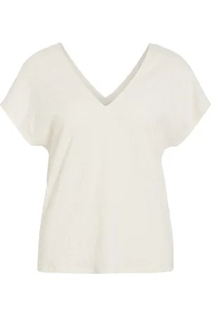 VILA Visyma lace v-neck cap sleeve top/d 14105378 birch