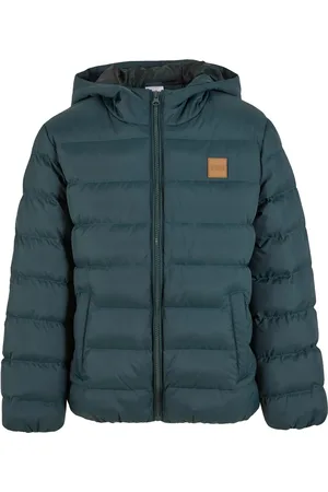 Urban classics Jongens basic gewatteerde jas