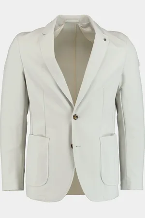 Bos Bright Blue Colbert lind unlined jacket drop 8 251038li10bo/920 mist