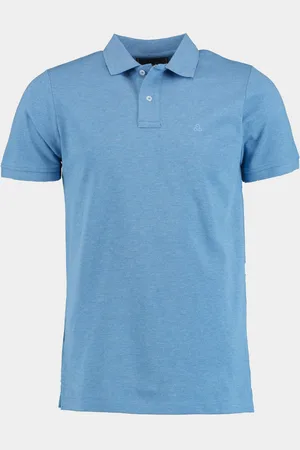 Bos Bright Blue Scotland blue polo korte mouw fang polo 25108fa63sb/241 true blue