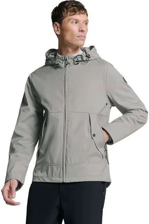 No Excess Jacket mid long hooded mid grey