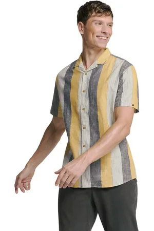 No Excess Shirt short sleeve revers collar sl yellow