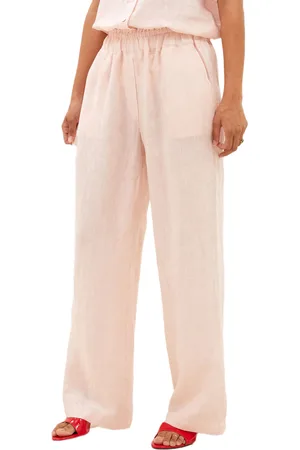 BY-BAR Robyn linen pants cipria pink
