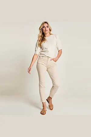 Para Mi Broek amber denim sand